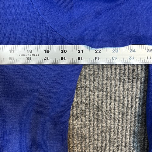 Denim & Co. Essentials Cardigan/Tank Sweater Twin Set Blue Sz XS/Medium Preppy - Picture 11 of 12