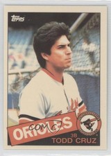 1985 Topps Collector's Edition Tiffany Todd Cruz #366 0j0