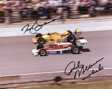 Rick Mears and Tom Sneva autographed 1979 Indy 500 8x10 photo