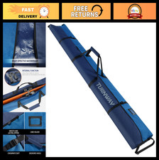 Ski Bag for Skis Up to 215cm Waterproof, Lightweight, Fits Poles Gear - Unis