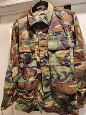 U.S. Air Force Camouflage Field Jacket w/ "U.S. AIR FORCE" "CLARK" Tapes