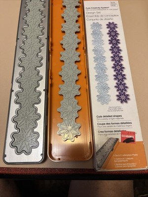 Fiskars Fuse Creativity System Design Set 0121 0118 Border Die Letterpress New