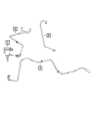 Genuine Mopar Engine To Purge Solenoid Harness 5030712AC