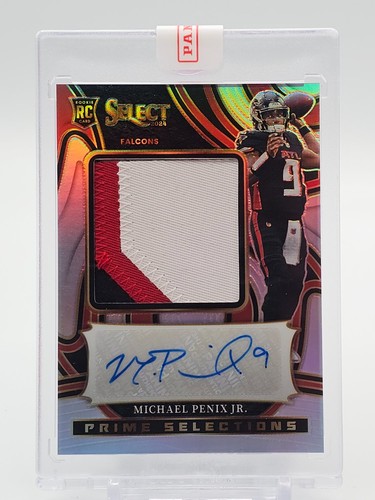 MICHAEL PENIX JR. 2024 PANINI SELECT PRIME SELECTIONS RPA ROOKIE /99 Q4364