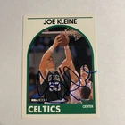 1989/90 Hoops #47 Joe Kleine Celtics Signed Auto Autograph On Card
