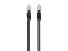 Monoprice Cat6 PoE Ethernet Patch Cable - 3 Feet - Black, 600V, Shielded RJ45,