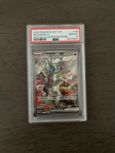 Pokemon Reshiram ex 166/086 White Flare Special Illustration Rare PSA 10