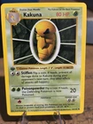 Kakuna 33/102 Base Set 1st Edition Shadowless WOTC Pokémon TCG