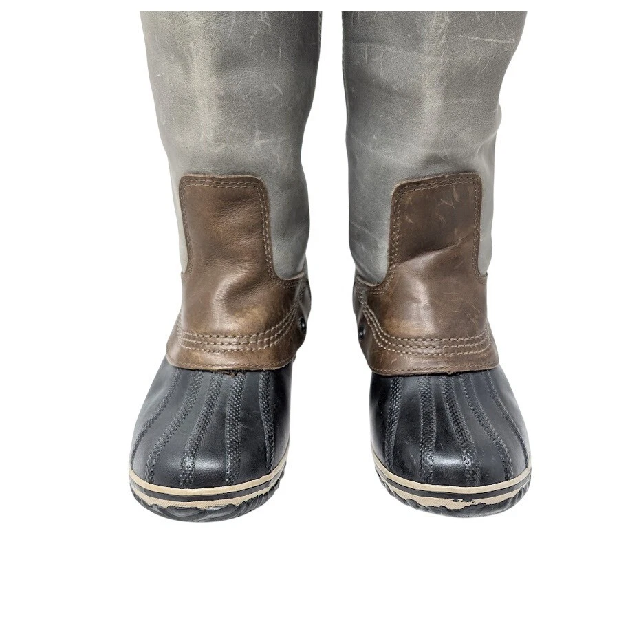 Sorel Slimpack Riding Tall Boots Shale Gray Women 6 5 Waterproof Insulated - Image 3 of 4