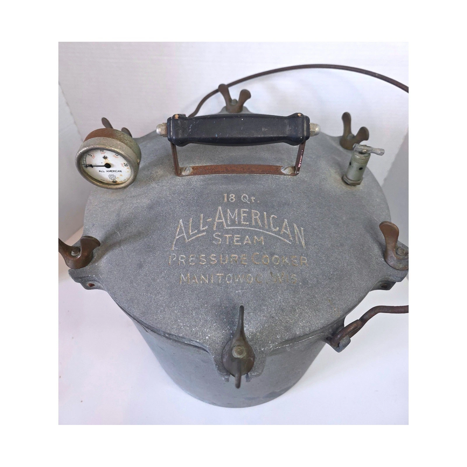 VTG All-American 18Qt Steam Pressure Cooker Canner Cast Aluminum Manual UNTESTED
Opens in a new wind