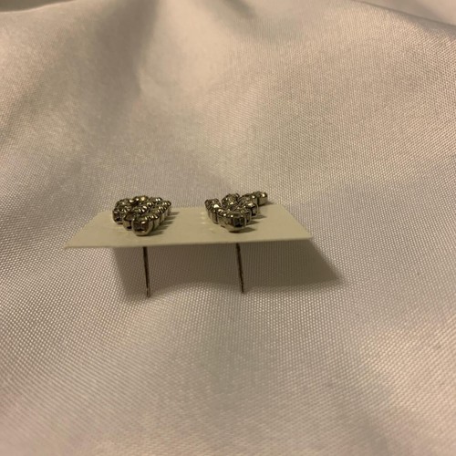 Vintage Damen drei Strang Strass Ohrhänger-Posten - Bild 2 von 2