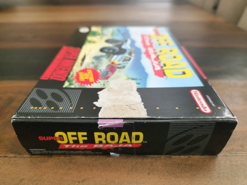Super Off Road: The Baja (Super Nintendo System, 1993) Authentic & Complete! - Picture 9 of 24