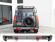 Vijay Brand New Black Steel Rear Bumper For 1999-2004 Land Rover Discovery 2 Vijay Brand New Black Steel Rear Bumper For 1999-2004 Land Rover Discovery 2