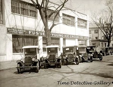 Semmes Motor Co. Fussel Ice Cream Trucks - 1926 - Historic Photo Print