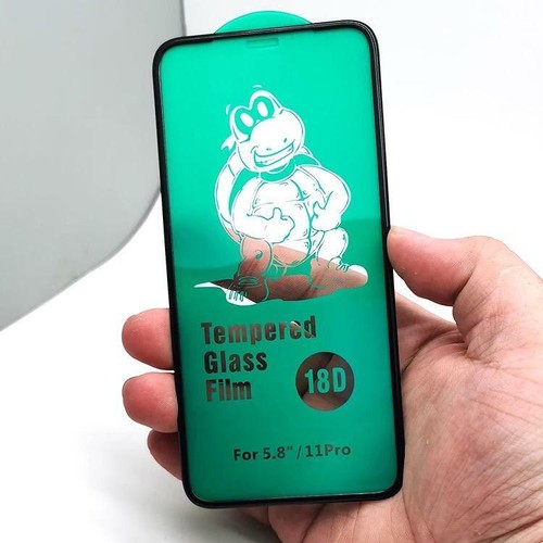 18D Turtle High Quality Tempered Glass Full Glue Screen for all New iPhone 11 XS - Picture 3 of 8