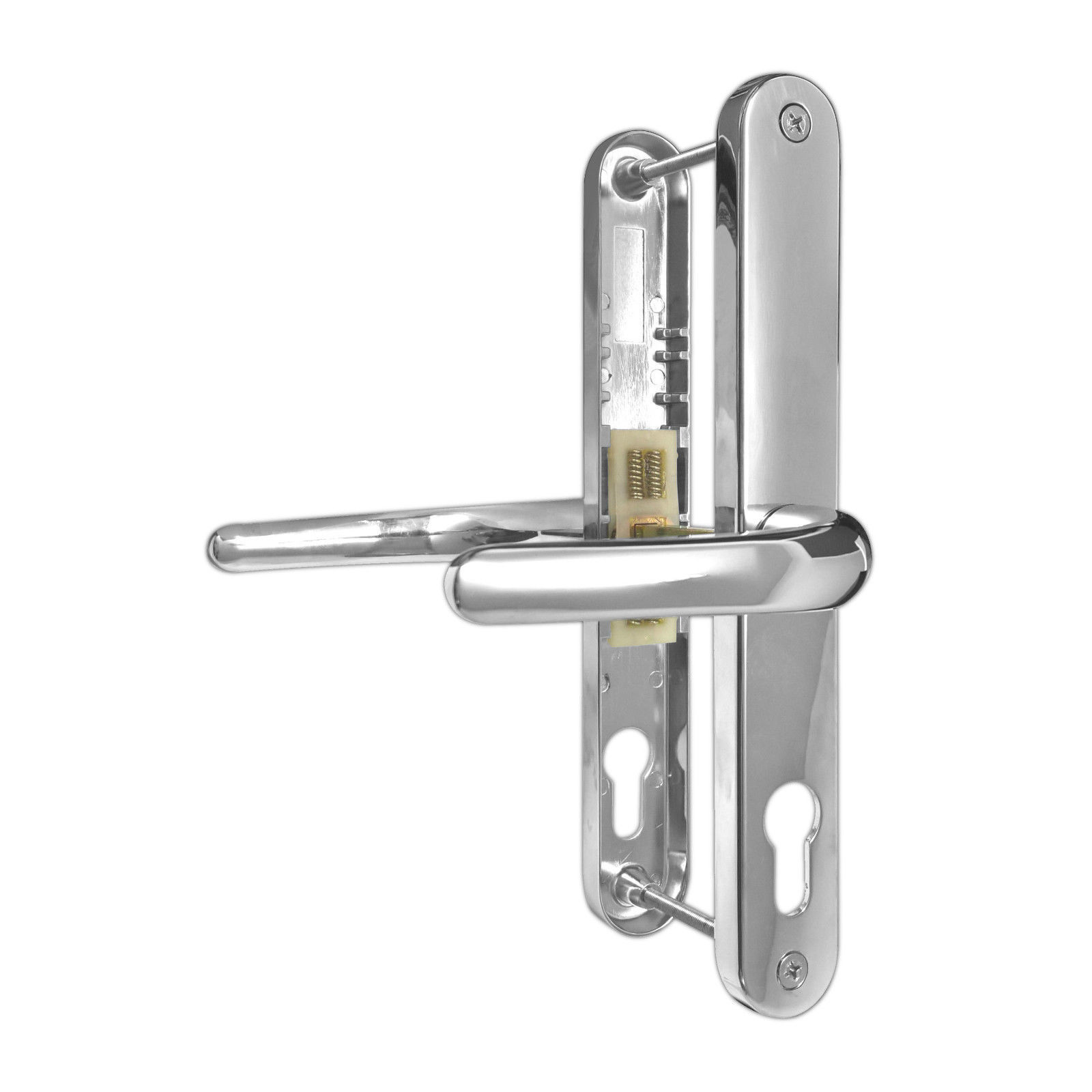 UPVC Door Handle Fullex 68PZ Sprung Double Glazing Pair Set PVC 215mm