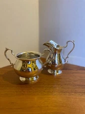 Antique M. Fred Hirsch Co. Sterling Sugar & Creamer Set #456  RARE