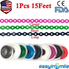 1Pcs Dental Elastic Ultra Power Chain Short/Long/Close Orthodontic Brackets Use