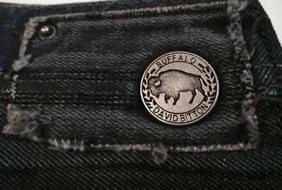 Jean GUESS Pour Homme - Coupe Droite Taille 33 X 33 - 100% Coton - Vintage