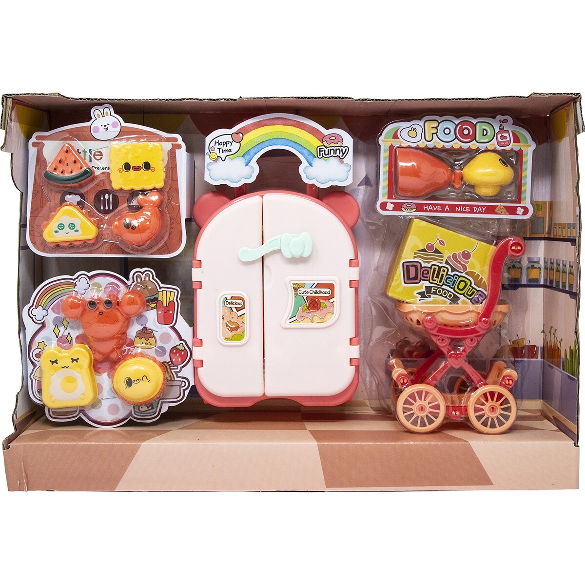 Cardboard Diy Pretend Play Food Diy Toy Kitchen Cardboard Diy Play