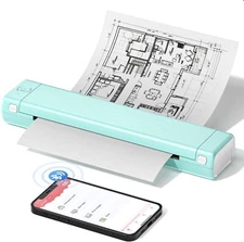 Phomemo M08F A4 Bluetooth Travel Portable Thermal Printer or Thermal Paper Lot