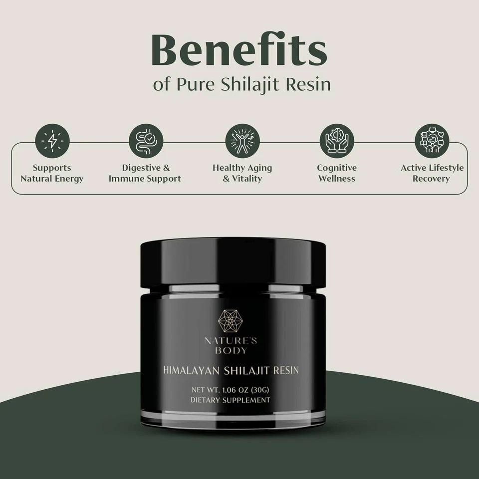 Pure Himalayan Shilajit Resin 30g Glass Jar - GMP - 3rd Party Tested 80%+ Fulvic - image 4 of 4