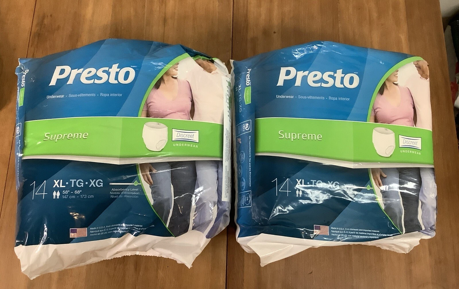 Sous vêtement discret Presto Supreme XL 58
