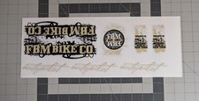 FBM Bikes  Autopilot BMX Decal Set