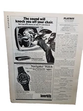 1986 Recoton MTS Stereo Knock You Off Your Chair Original Vintage print ad 80s