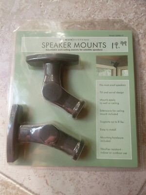 SANUS SPEAKER MOUNTS SWMB-01 Tilts & Swivels 2-Pack Brand New Unopened