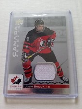 2017 Upper Deck Team Canada Juniors Josh Brook Jersey Rookie #46