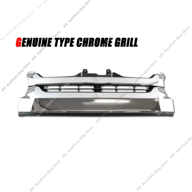 Wide-Body 1880 Chrome Front Grille For Toyota Hiace 200 Series 4 Type 2014 UP - Image 2 of 4