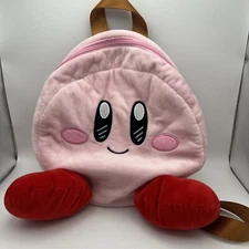 Kirby Plush 12" Backpack Adjustable Straps Mini Pack
