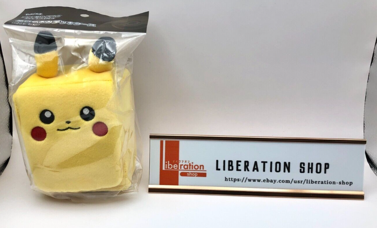 Pokemon Card Game Scarlet and Violet Pikachu Plush Deck Case