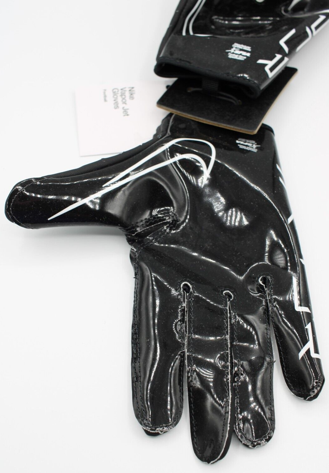 Nike Vapor Jet Football Gloves Men's Small Black/White eBay