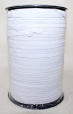 10 Yards 1/4 White Braided Elastic Galaxy Notions Great For Mask Brand New