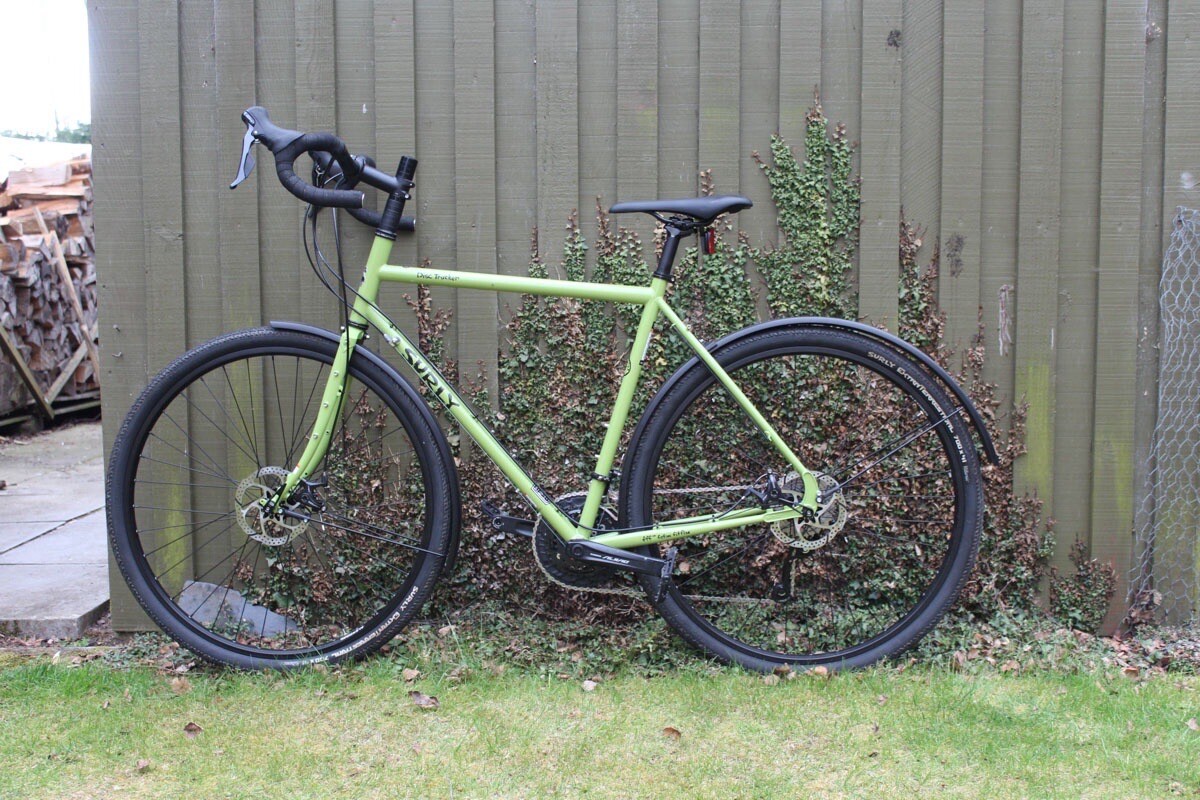 Surly Disk Trucker Disc Brake Touring Bike 56cm Frame Lime Green eBay
