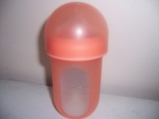 Boon orange baby bottle nipple size 2 greybag