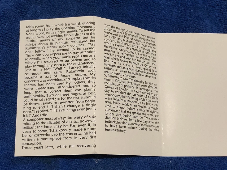 TCHAIKOVSKY Concertos for Piano / Violin PO Dutoit • DEVOYON, AMOYAL ~ Germany - Image 4 of 4