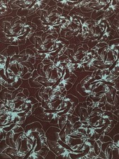 NWT LuLaRoe OS Leggings Teal Blue Roses Floral On Navy Gorgeous  