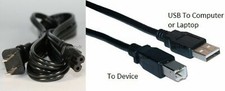 USB Cable Cord Power Wall Plug to CANON PIXMA TS6220 iP3300 MG6320 MP800 Printer