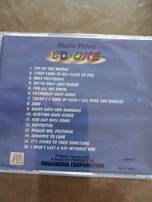 Music Video Cd-oke The Best Of Carpenters 7-1 | eBay