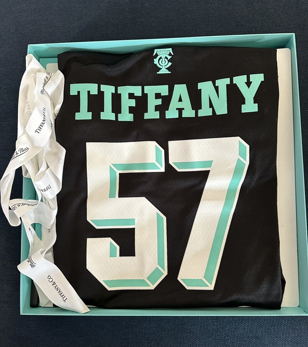 Tiffany Co x NFL x Mitchell & Ness Football Jersey Authentic