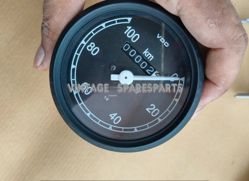 Fit for Zündapp KS750 BMW R75 Vintage Bikes Speedo Speedometer 100 Km - Imagem 2 de 4