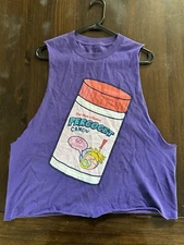 Fat Nick Nick’s Choice Distressed Cut Off Tank Perc Candy Purple Perc$