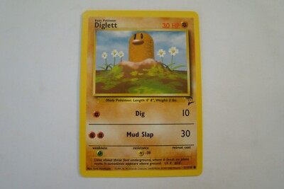 Pokemon TCG Base Set 2 Diglett 71/130 Common NM | eBay