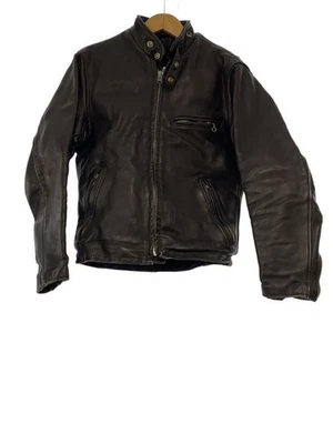 Chaqueta Schott Single Riders 34 cuero negro 4150 - Imagen 1 de 4