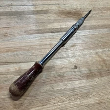Vintage STANLEY Yankee No. 130A Spiral Ratcheting Screwdriver