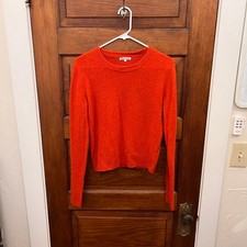 Reformation Women's Orange Cashmere Sweater size XS 168