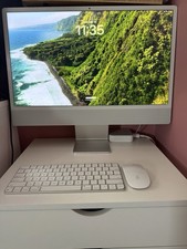 Apple iMac 24-inch M1 8GB Silver All-in-One Desktop Built-in Camera Wi-Fi